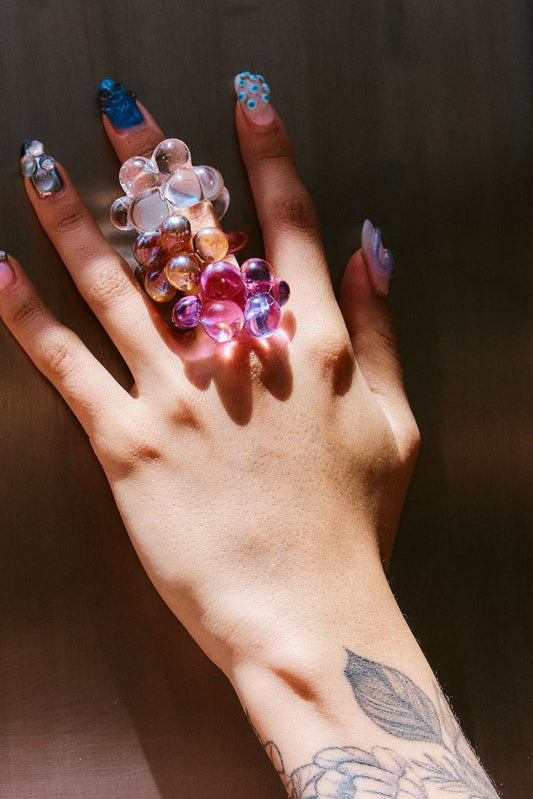 Ring Bubbles Puple