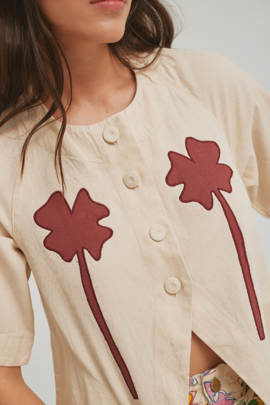 Clover Fortune Top Red