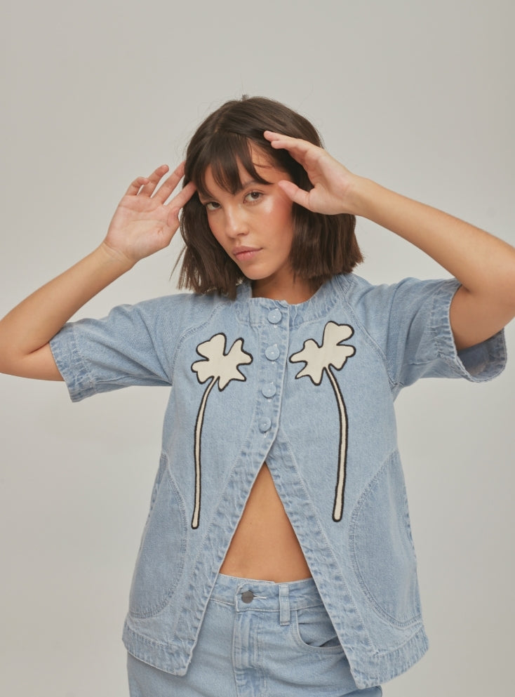 Clover Fortune Top White