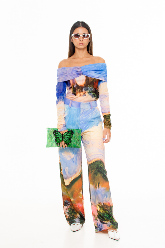 Everybody’s Town' Off-Shoulder Top