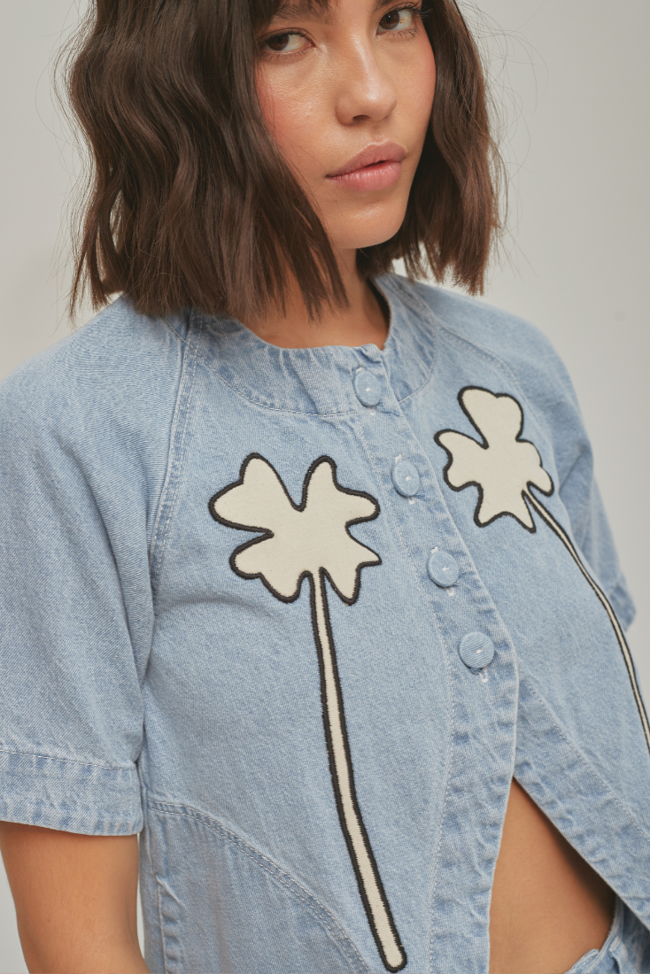 Clover Fortune Top White