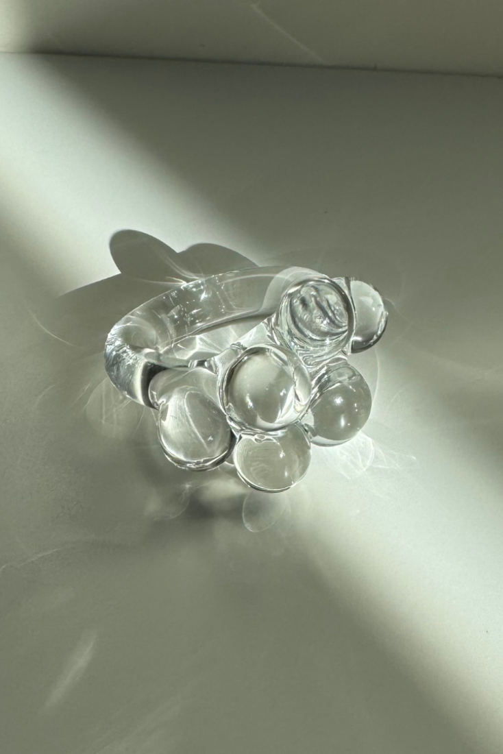 Bubbles Clear Ring