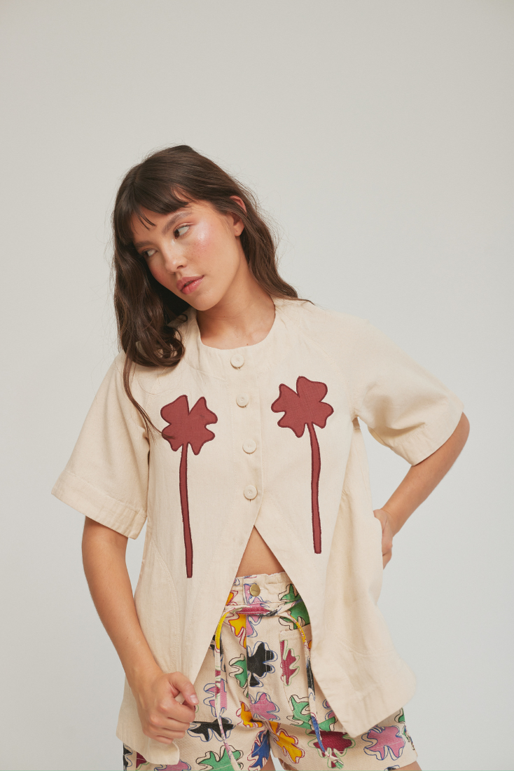 Clover Fortune Top Red
