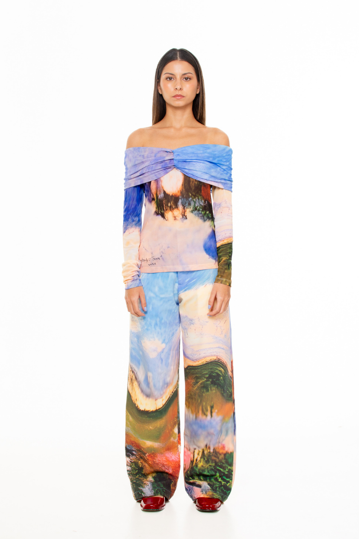 Everybody’s Town' Off-Shoulder Top