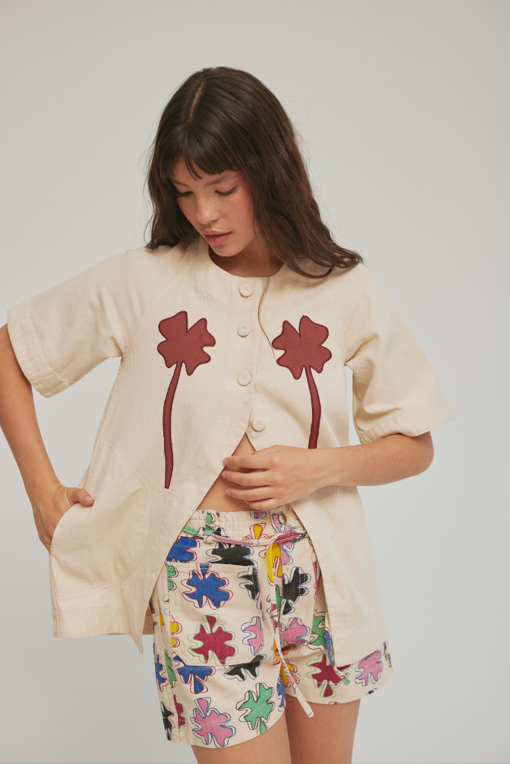 Clover Fortune Top Red