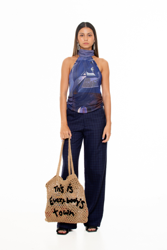 Diving' Turtle Neck Top
