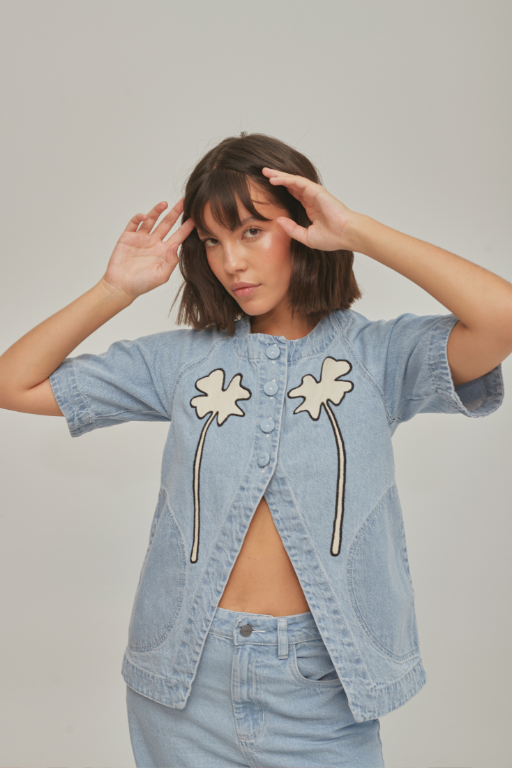 Clover Fortune Top White