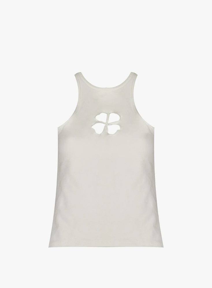 Ivory Clover Tank Top