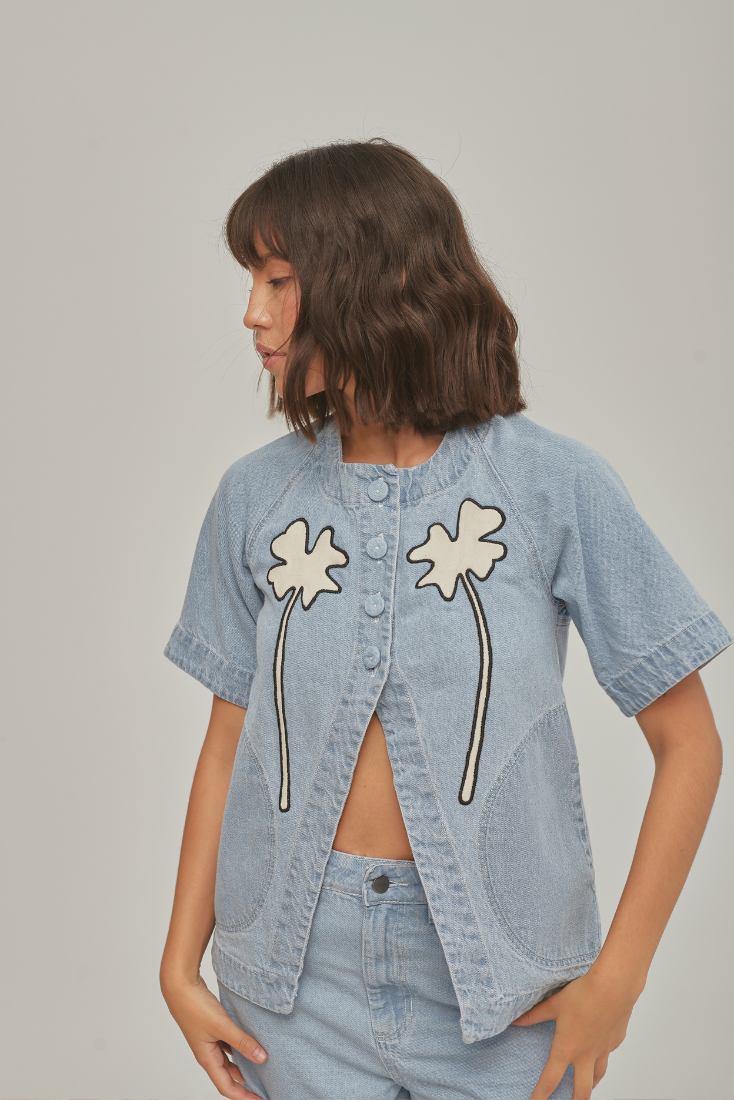 Clover Fortune Top White