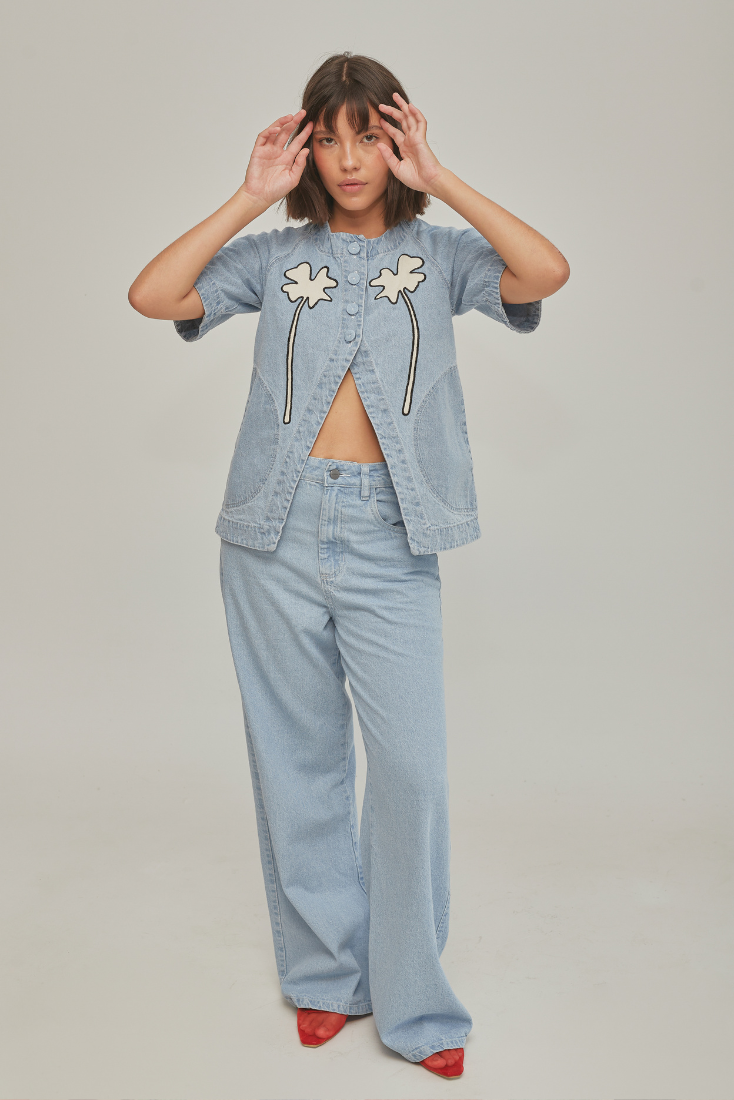Clover Fortune Top White
