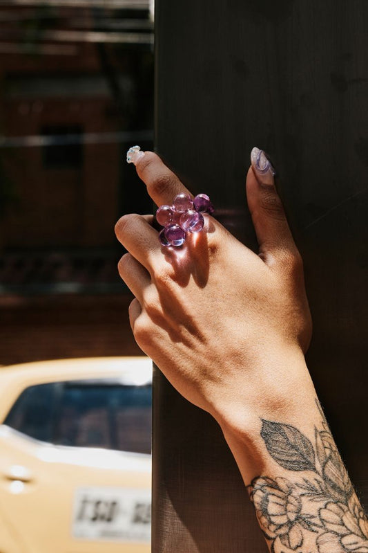 Ring Bubbles Puple