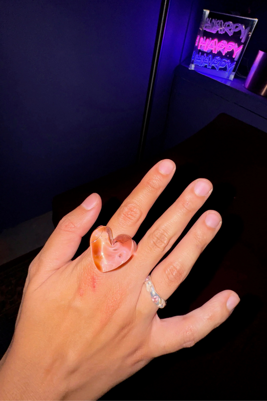 Ring Heart Pink