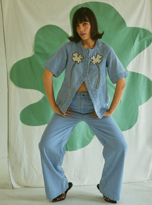 Clover Fortune Top White