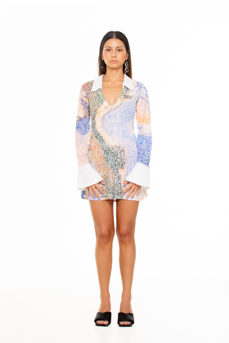 Everybody’s Town' Sequins Mini Dress
