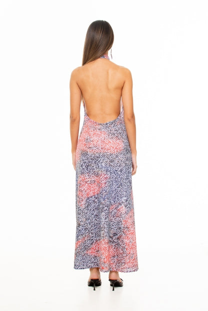 Red Roses' Sequins Dress