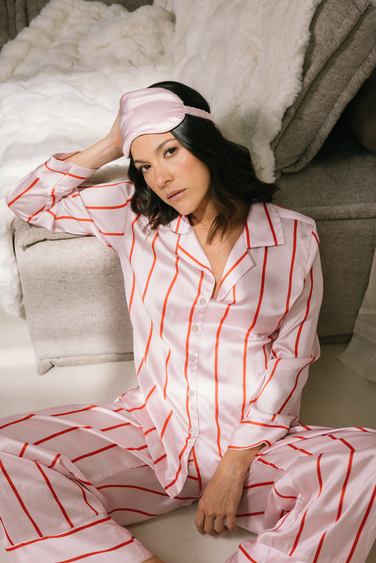 Vera Pink Stripes Pajama