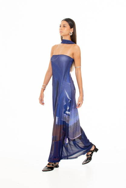 Diving' Artwork Dress