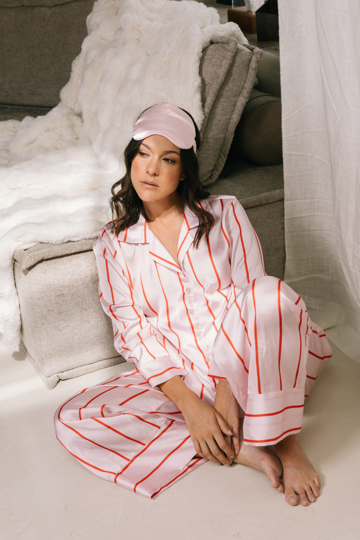 Vera Pink Stripes Pajama