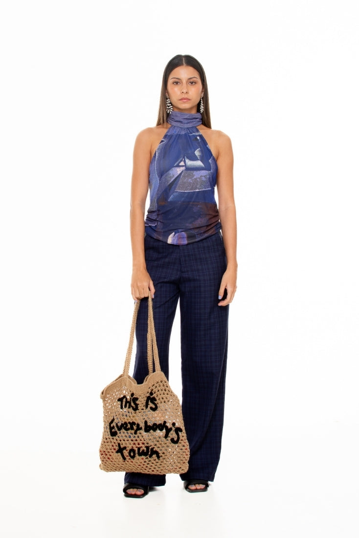 Diving' Turtle Neck Top