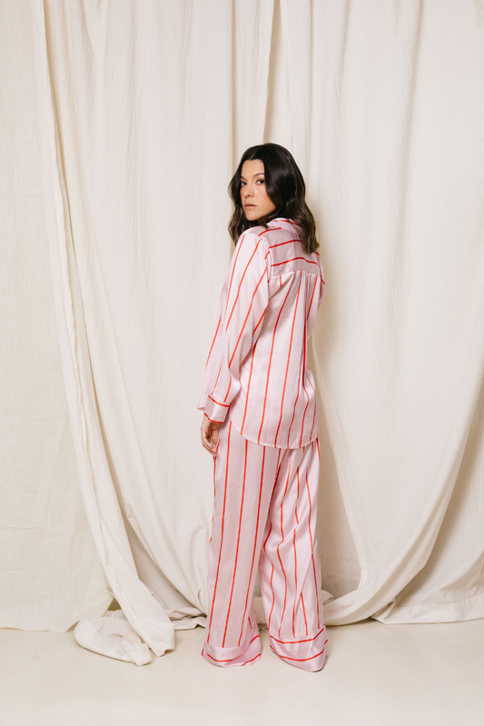Vera Pink Stripes Pajama