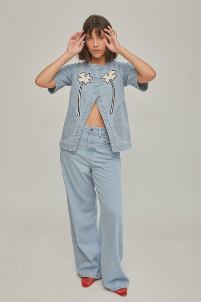 Clover Fortune Top White