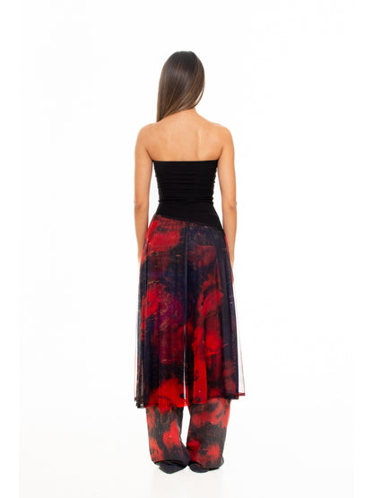 Back view of the Red Roses sundress by Macondia