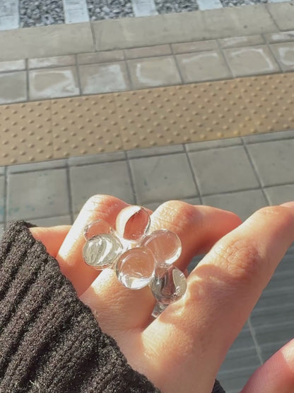 Bubbles Transparent Ring