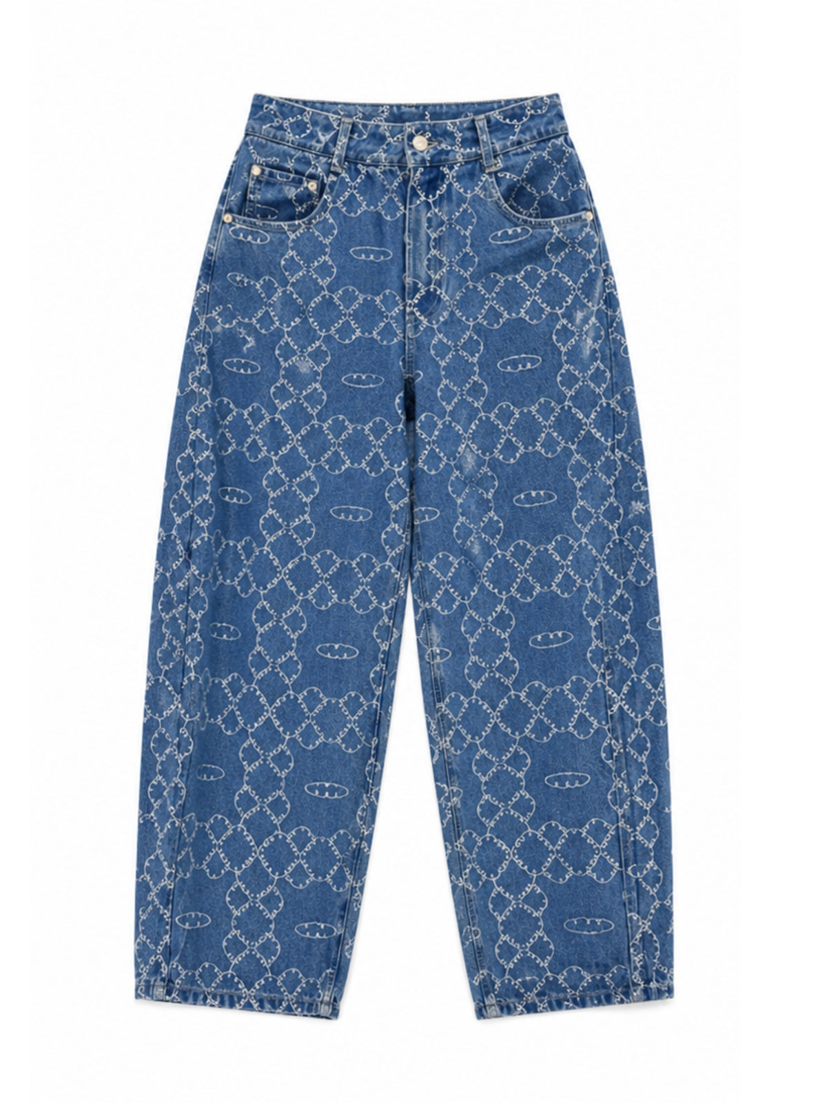 Product shot of the Panes Huevito Jeans by SIXXTA, front view