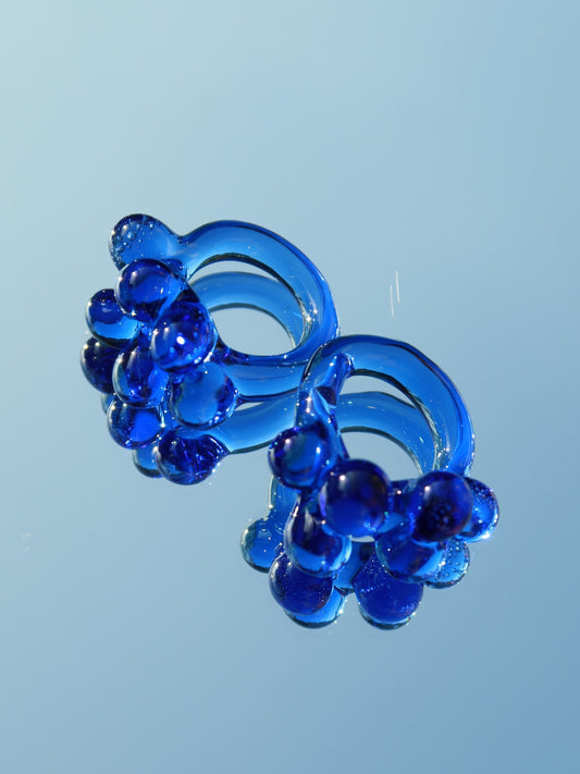 Bubbles Blue Ring
