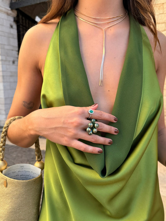Fucking Bubbles Green Ring