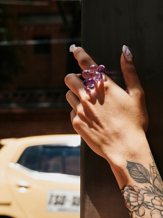 Bubbles Purple Ring