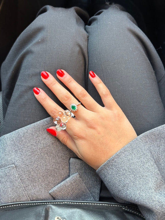 Bubbles Transparent Ring